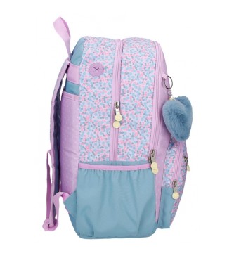 Joumma Bags Enso Cute Girl double compartment backpack lilac -32x44x17cm