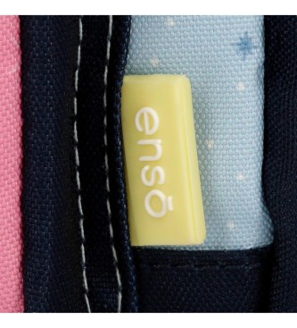 Enso Dwukomorowy plecak Enso Spełnione Marzenia niebieski, różowy