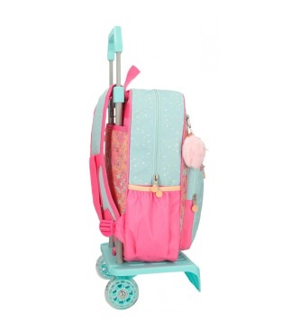 Enso Sac  dos scolaire Ballons avec trolley 38 cm turquoise