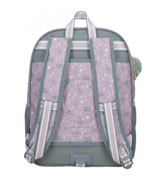 Enso Enso Beautiful day 38cm adaptable school backpack purple