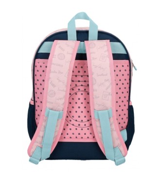 Enso Bonjour 38cm pink school backpack