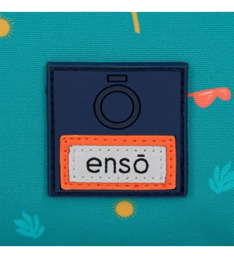 Enso Enso Dino artist flerfarvet skoletaske