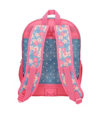 Enso Little Dreams 38 cm adaptable school backpack pink