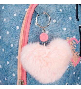 Enso Little Dreams 38 cm adaptable school backpack pink