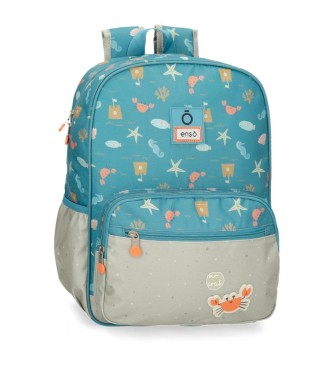 Enso Enso Mr Crab 38cm trolley attachable school backpack blue