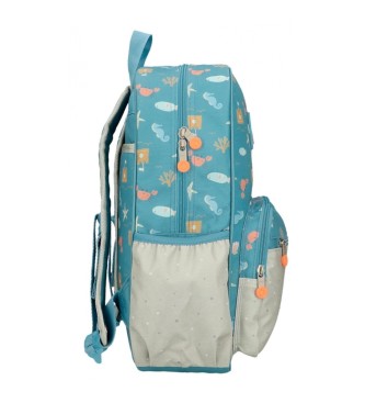 Enso Enso Mr Crab 38cm plecak szkolny na kółkach niebieski