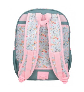Enso Tropical love trolley mochila escolar acoplvel cor-de-rosa