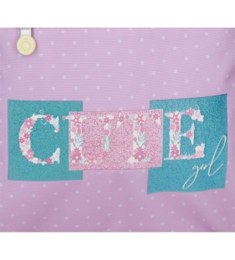 Joumma Bags Enso Cute Girl nahrbtnik torba lila -35x46x0,5cm