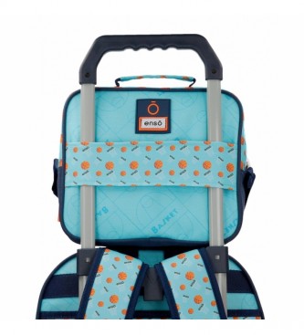 Enso Enso Basket Family Toilet Bag with Shoulder Bag - 23x20x9cm- Blue