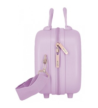 Enso ABS straniščna vrečka Enso Cute Girl Prilagodljiva vijolična