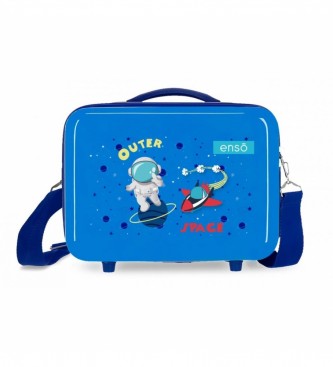 Enso Trousse da toilette in abs adattabile Blue Outer Space