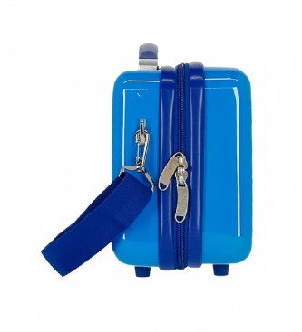 Enso Trousse da toilette in abs adattabile Blue Outer Space