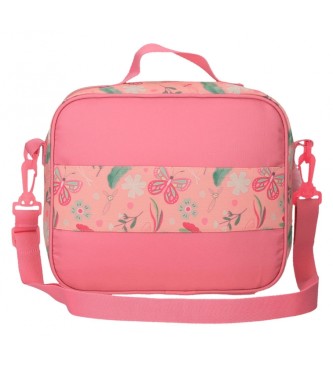 Enso Enso Beautiful nature toiletry bag with adjustable shoulder strap pink
