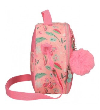 Enso Enso Lepa naravna toaletna torbica z nastavljivim naramnim pasom roza barve