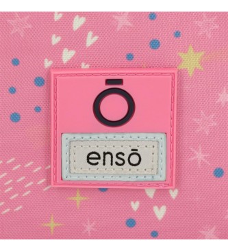 Enso Toilettaske Enso Drmme bliver til virkelighed tilpasningsdygtig dobbelt rum bl, pink
