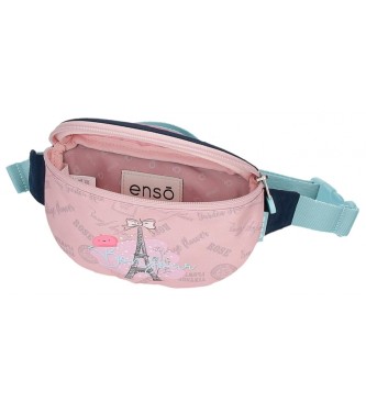 Enso Bonjour pink bum bag