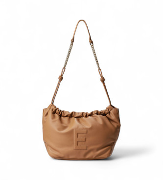 Ermanno Firenze Brown Tinsley Hobo Shoulder Bag