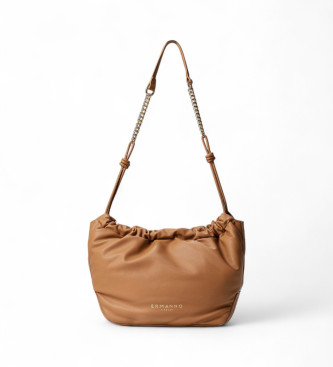 Ermanno Firenze Brown Tinsley Hobo Shoulder Bag