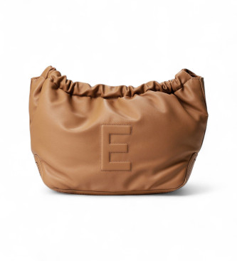 Ermanno Firenze Brown Tinsley Hobo Shoulder Bag