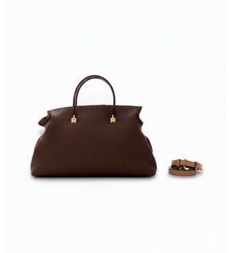 Ermanno Firenze Bolso Octavia marrn