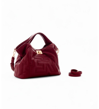 Ermanno Firenze Bolso Rachele Quilted burdeos