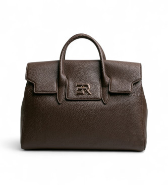 Ermanno Firenze Petit sac brun violet