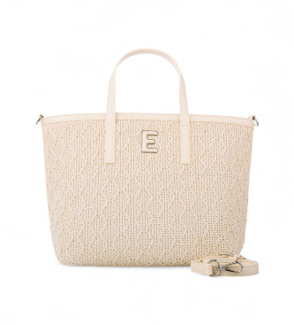 Ermanno Firenze Tas Terra beige stro