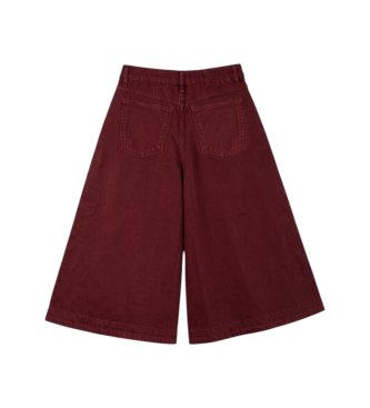 Essentiel Antwerp Bermudashorts i denim, farve karry og bordeaux