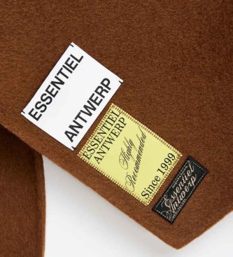 Essentiel Antwerp Écharpe Kaap Double Face marron