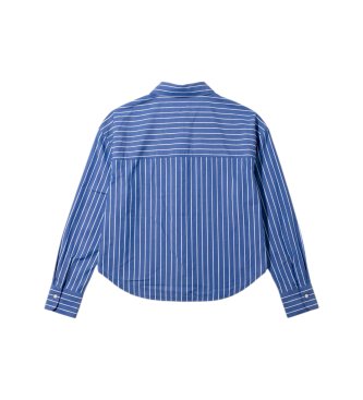 Essentiel Antwerp Camisa Cropped Kabu azul