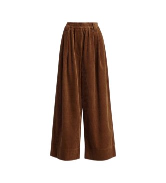 Essentiel Antwerp Kitsch Cordhose mit weitem Bein, braun