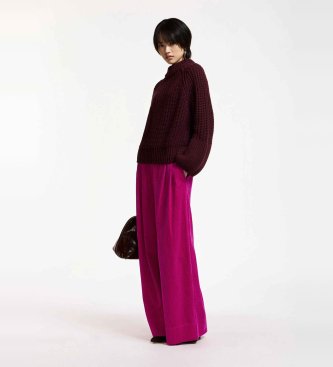 Essentiel Antwerp Kitsch Cordhose mit weitem Bein, Rosa