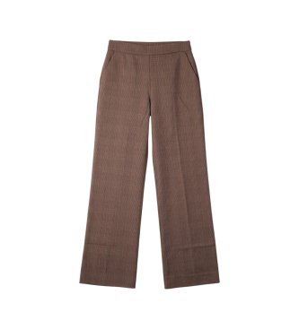 Essentiel Antwerp Pantalon Jambe Large Kelline2 marron