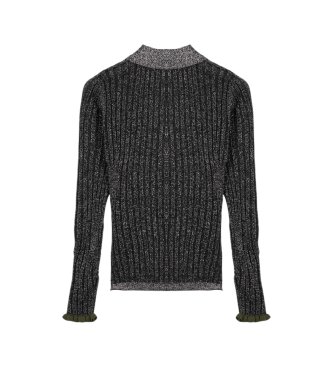 Essentiel Antwerp Dopasowany sweter Karan w kolorze szarym