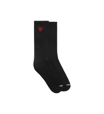 Family First Chaussettes Coeur noir