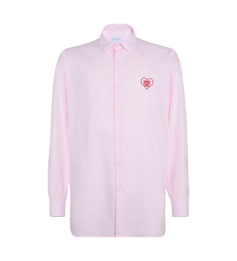 Family First Camicia Cuore Rosa