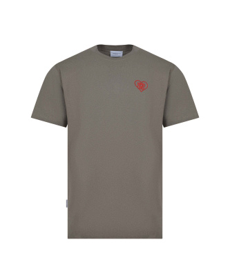 Family First T-shirt � c?ur vert