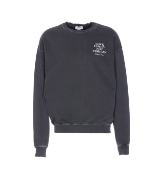 Family First Sudadera Vintage negro