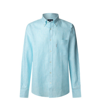 Faonnable Chemise turquoise du Bengale