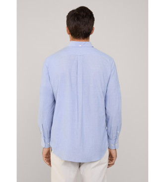 Faonnable Oxford overhemd regular fit blauw