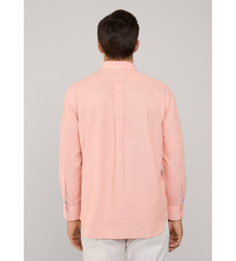 Faonnable Oxford regular fit shirt orange