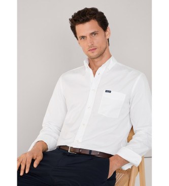 Faonnable Poplin shirt white