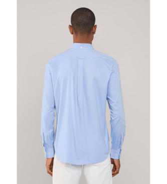 Faonnable Camisa Spring Oxf azul