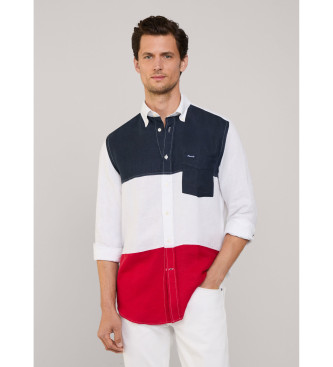 Faonnable Camisa Tricolor Band multicolor