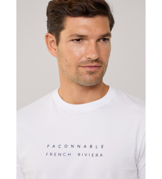 Faonnable Faco Fr Riv T-shirt biały