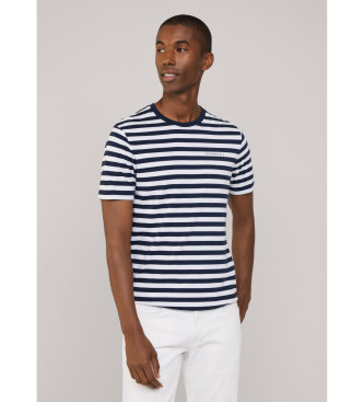 Faonnable T-shirt Naut Stripe niebieski