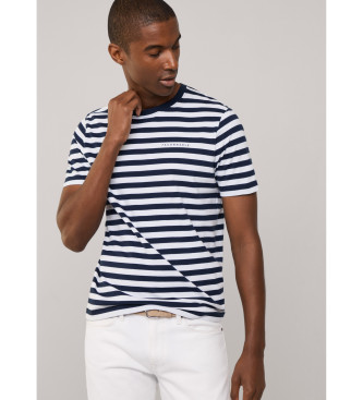 Faonnable T-shirt Naut Stripe niebieski