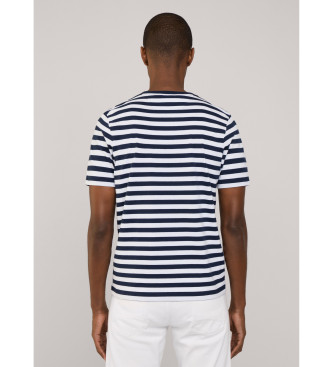 Faonnable T-shirt Naut Stripe niebieski