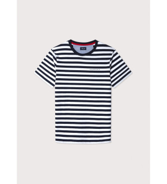 Faonnable T-shirt Naut Stripe niebieski