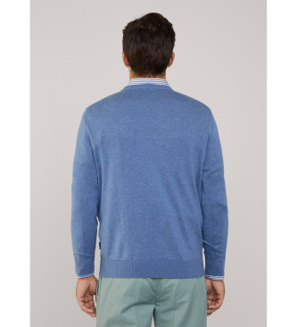 Faonnable Cosilk jumper blue